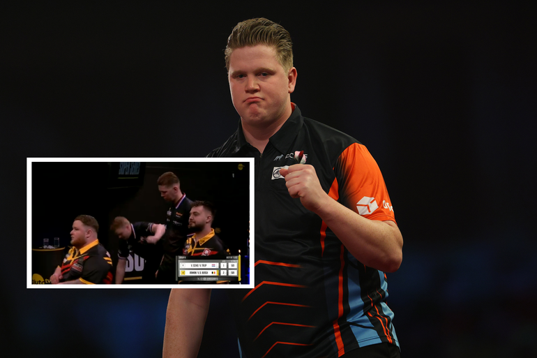 Nederlandse darter begaat pijnlijke blunder krijgt meteen passende bijnaam van lachende commentatoren