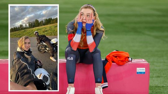 Topschaatsster Joy Beune zet uitgelachen sprinter te kijk tijdens nieuwe hobby