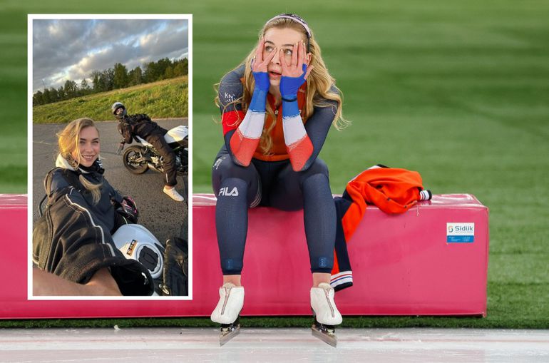 Topschaatsster Joy Beune zet uitgelachen sprinter te kijk tijdens nieuwe hobby