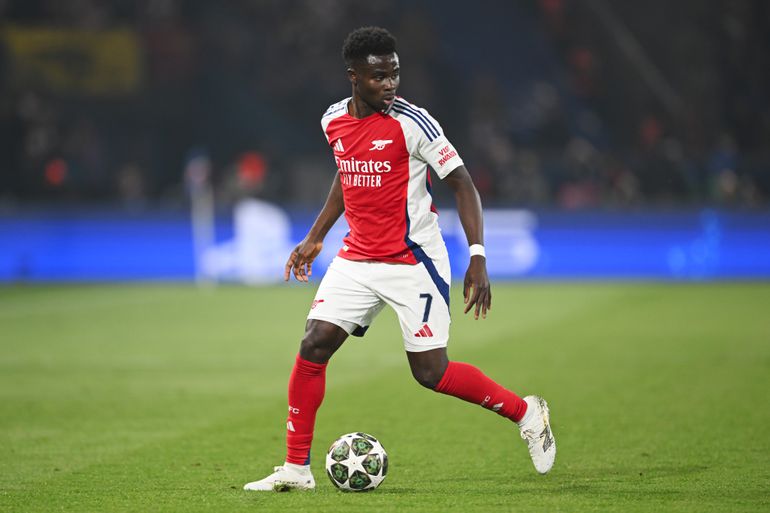 LIVE Champions League | Bukayo Saka doet wat terug voor Arsenal tegen Paris Saint-Germain in hoop op stunt
