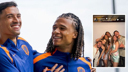 Emotioneel moment voor vrouw van Oranje-international Nathan Aké: 'De laatste tijd te veel'
