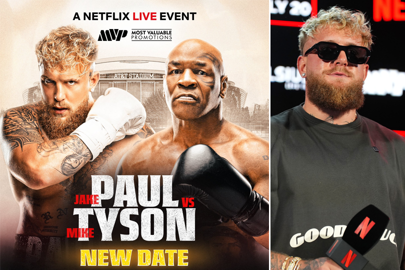 Nieuwe datum voor 'Gevecht van de Eeuw' tussen Jake Paul en Mike Tyson bekend