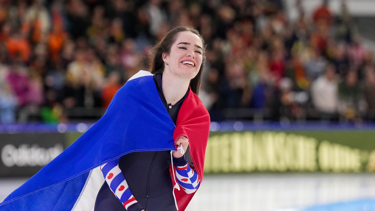 Schaatsster Isabel Grevelt overwoog te stoppen en wil haar hobby oppakken: 'Ik heb er thuis een liggen'