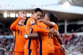 Nederland wint met 2-0 in Finland dankzij doelpunten van Memphis Depay en Denzel Dumfries ©Getty Images