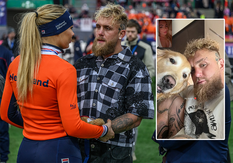 Topschaatsster Jutta Leerdam mist 'haar baby's' en belt direct Jake Paul op