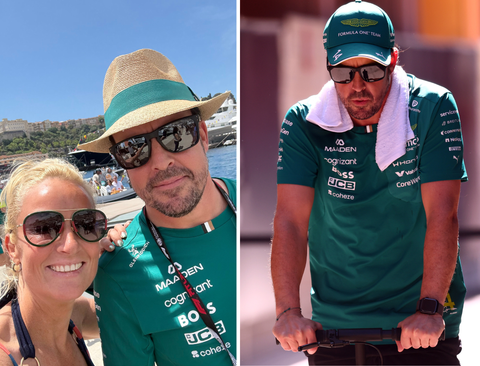 Nederlandse zangeres heeft bijzondere ontmoeting met Formule 1-legende in Monaco: 'Knijp me even'