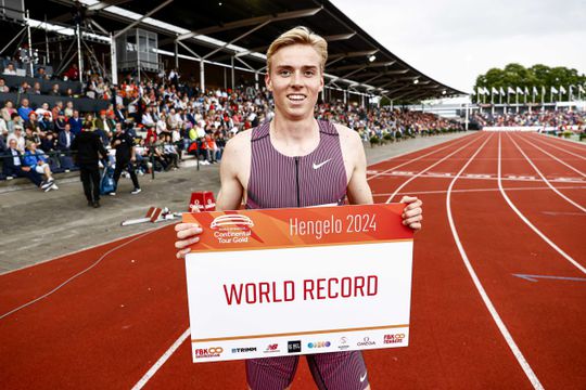 Nederlanders breken het ene na andere record bij FBK Games: Niels Laros loopt wereldrecord op de 1000 meter