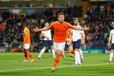 Matthijs de Ligt na zijn gelijkmaker tegen Engeland in 2019. © Getty Images