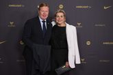 Ronald Koeman en zijn vrouw Bartina in 2024. ©Getty Images