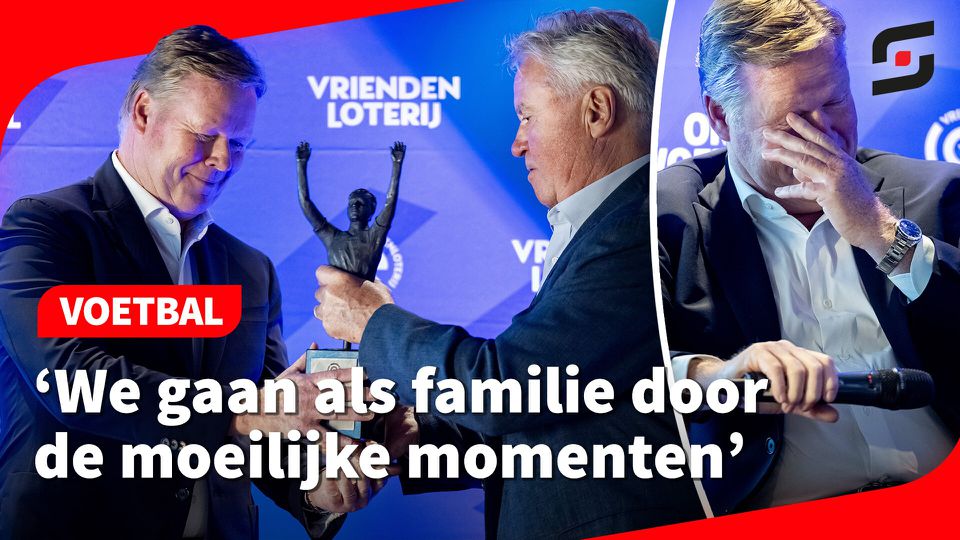 'We gaan als familie door moeilijke momenten': bondscoach Ronald Koeman in tranen op heuglijke dag image