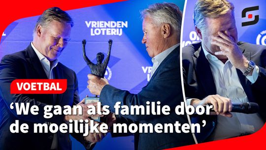 'We gaan als familie door moeilijke momenten': bondscoach Ronald Koeman in tranen op heuglijke dag