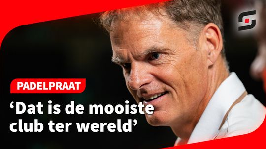 Frank de Boer: 'Dan kies ik voor padel in een Ajax-shirt'