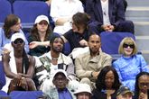 Sterren bij vrouwenfinale US Open: 'De snelste man ter wereld met de snelste man ter wereld'
