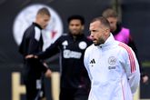 John Heitinga op het trainingsveld van Ajax ©ANP