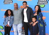 Mike Tyson met een aantal van zijn kinderen. Getty Images