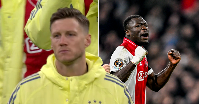 Chagrijnige Wout Weghorst feest niet mee op prachtige avond voor Ajax en Brian Brobbey