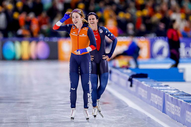 Topschaatsster Antoinette Rijpma-de Jong waarschuwt Joy Beune: 'Dat geeft motivatie'