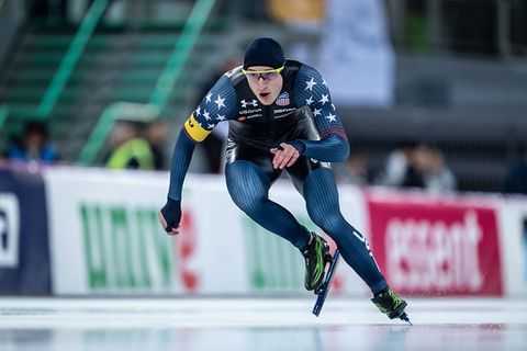 Ex-topschaatsster Marianne Timmer geniet van ‘gevallen’ Jordan Stolz: ‘Hij zag dat als een uitdaging’