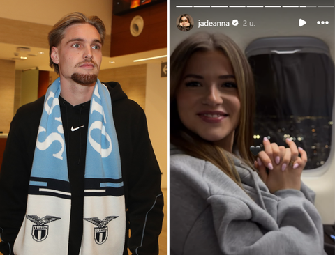 Jade Anna van Vliet (vriendin Kenneth Taylor) deelt beelden van transfer: 'Je weet onze volgende stap al'