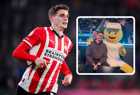 Guus Til na bekeroverwinning gespot in Rotterdam: PSV'er viert vrije dag bij andere sport