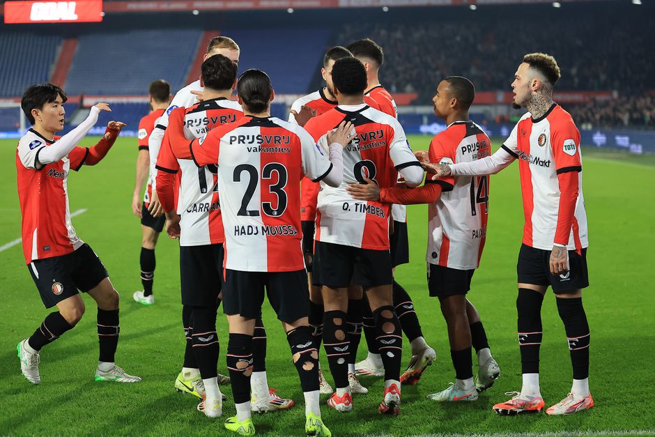 Feyenoord herstelt zich in belangrijke stadsderby van pijnlijke week en geeft Brian Priske lucht