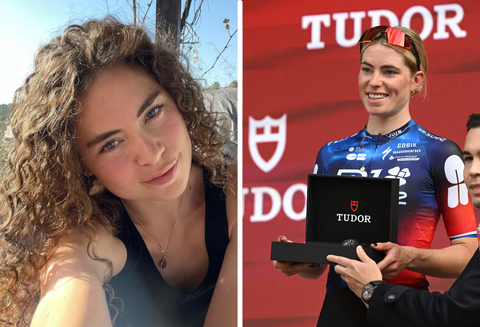 Zusje (21) van Demi Vollering reed voor het eerst wedstrijd tegen kampioene: 'Ik droom daar ook van'