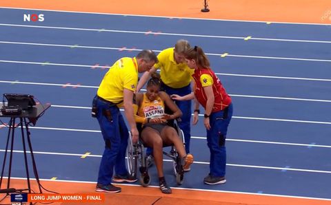 Harde schreeuw op EK atletiek gaat door merg en been: atlete huilend afgevoerd