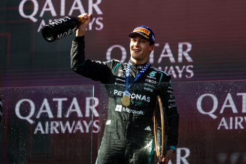 WK-leider George Russell glundert na Mercedes-triomf in Melbourne: 'Ik hou van deze motor'