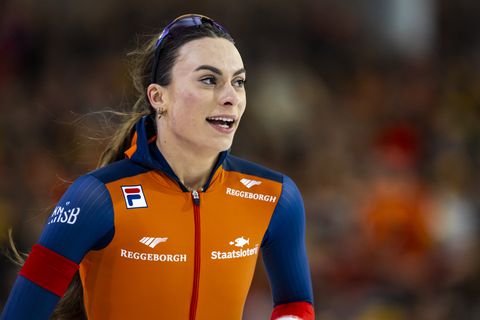 Topschaatsster Femke Kok ziet unicum op WK sprint als kers op de taart: 'Dat dit er nog uitkomt...'