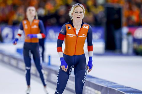 'Ouderwets goede' Marijke Groenewoud sluit schaatsjaar met 'dubbel gevoel' af: 'Dat kwam er weer helemaal uit'
