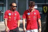 Lewis Hamilton en Charles Leclerc. © Getty Images