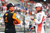 Lando Norris en Max Verstappen. © Getty Images