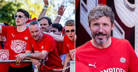 PSV-icoon (51) na 'zalig' kampioensfeestje naar huis gebracht door Mark van Bommel: 'We hebben het vroeg gemaakt'