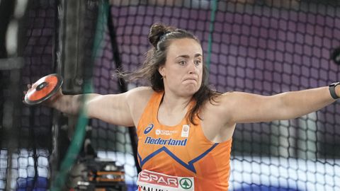 Jorinde van Klinken voegt discuszilver toe aan haar kogelstootzilver bij EK atletiek