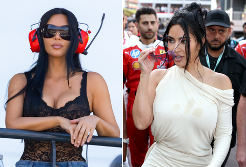 'Preutse' superster Kim Kardashian zorgt voor chaos bij Formule 1: 'Heerlijk toch?'