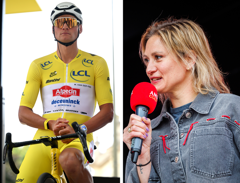 Roxane Knetemann grapt na Tour de France-succes Mathieu van der Poel: 'De vlag hangt halfstok thuis'