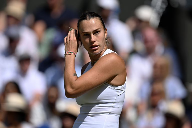 Toptennisster Aryna Sabalenka bijt van zich af tijdens interview: 'Dat heb ik nooit gezegd'