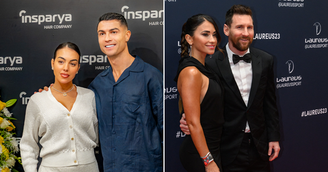 Verloofde van Cristiano Ronaldo verrast vrouw van Lionel Messi met cadeau: 'Alles is prachtig'
