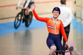 Hetty van de Wouw won zilver op de keirin. Getty Images