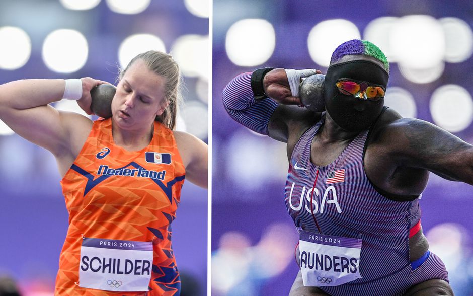 Jessica Schilder mét gemaskerde concurrente door naar finale kogelstoten in Parijs