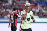Lamine Yamal viert zijn doelpunt bij FC Barcelona tijdens een vrienschappelijke wedstrijd tegen FC Seoul © GettyImages.