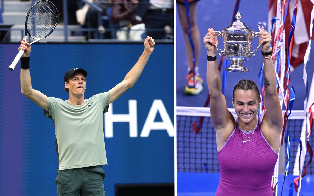 Zoveel miljoenen aan prijzengeld krijgen US Open-winnaars Jannik Sinner en Aryna Sabalenka