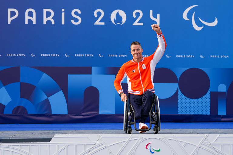 Jetze Plat grijpt naast vierde goud op de Paralympische Spelen