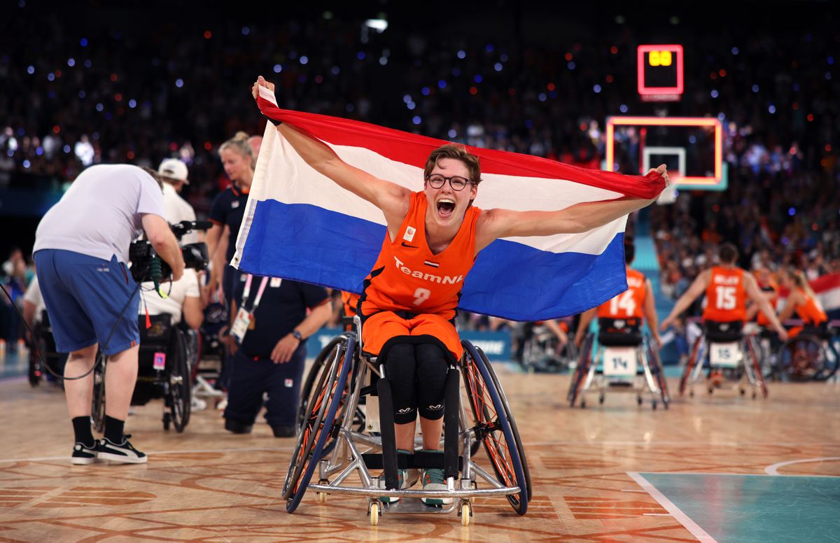 Nederlandse rolstoelbasketbalsters verdedigen paralympische titel met succes, winnen wéér van Amerika