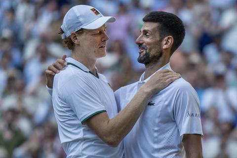 Novak Djokovic spreekt zich uit over 'slim' besluit van Jannik Sinner: 'Hij wordt gemist, maar...'