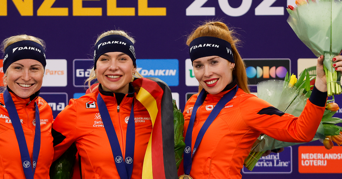 Antoinette Rijpma-de Jong verslaat Joy Beune in Thialf, ook schaatstalent (17) naar World Cups