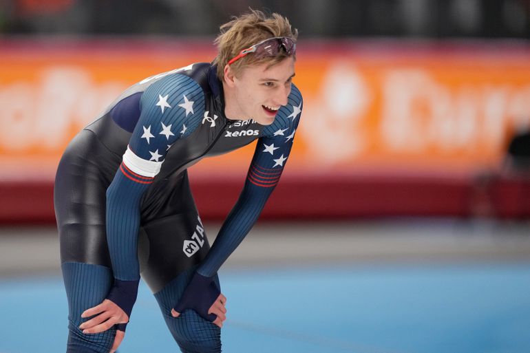 Jillert Anema over de 'superkracht' van Jordan Stolz: 'Dat is een soort ziekte van schaatsers'