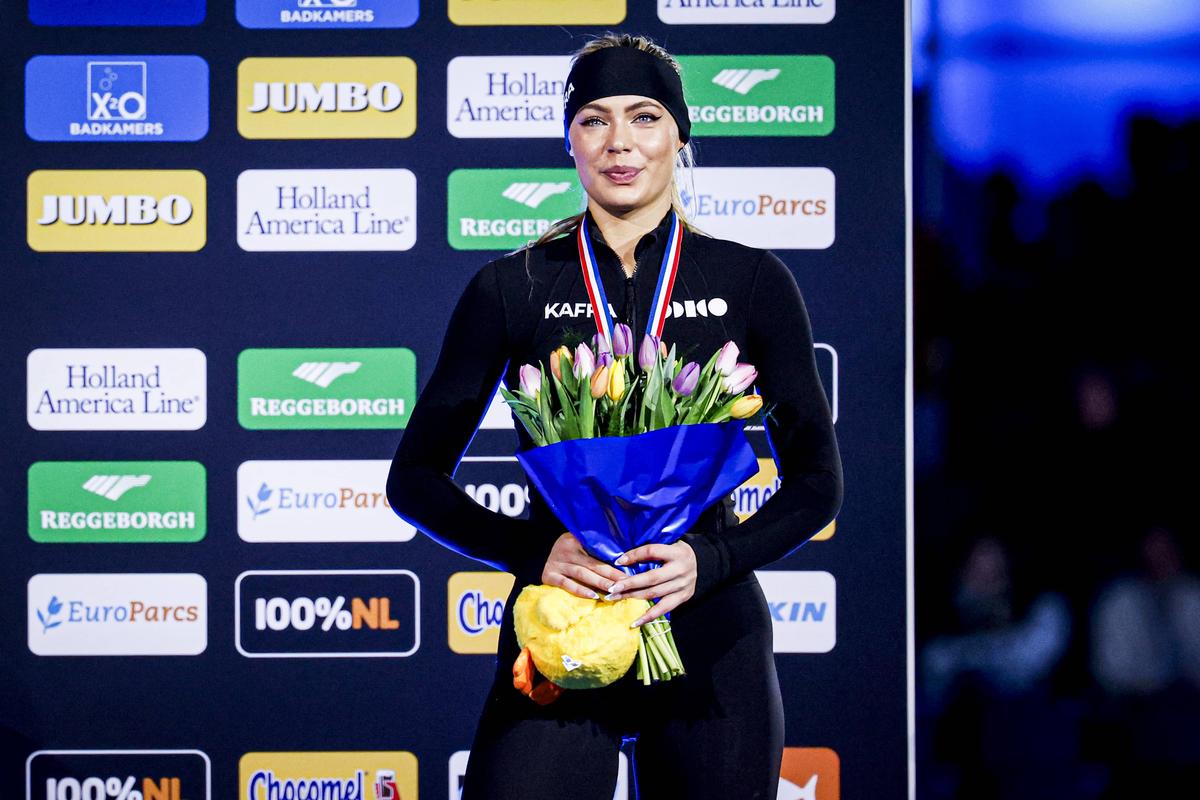 Schaatsgrootheid Jutta Leerdam deelt vertederende foto van jonge fan