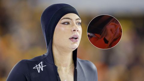 Topschaatsster Jutta Leerdam gaat swingend los op olympische kraker: 'Kom, we gaan'