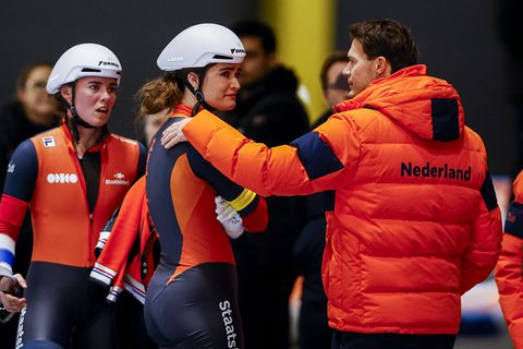 Tranen in ogen bij Nederlandse topschaatsster op EK afstanden: 'Ik vind het een spannend onderdeel'